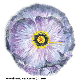Remembrance, Vinyl Coaster (CST-8088) - Printed Canvas