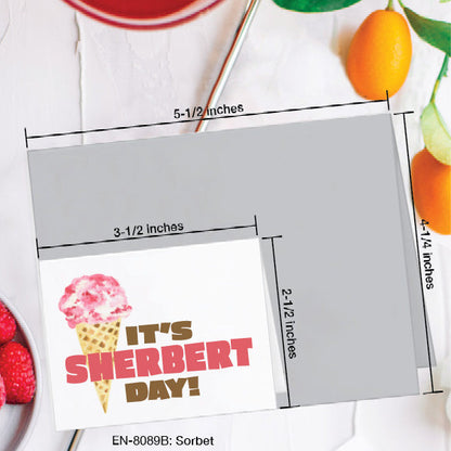 Sorbet, Greeting Card (8089B), Enclosure, www.printedcanvas.com