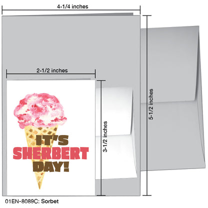 Sorbet, Greeting Card (8089C), Enclosure Card, www.printedcanvas.com