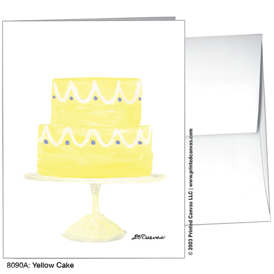 Yellow Cake, Greeting Card (#8090A)