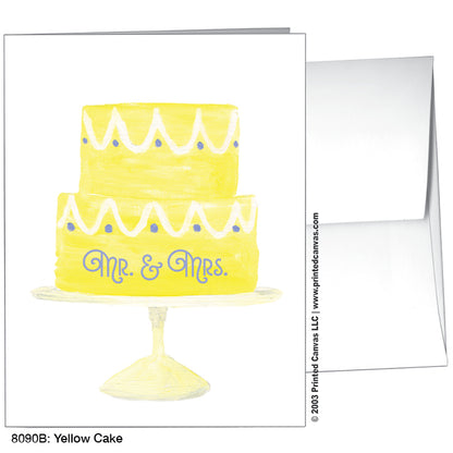 Yellow Cake, Greeting Card (#8090B)
