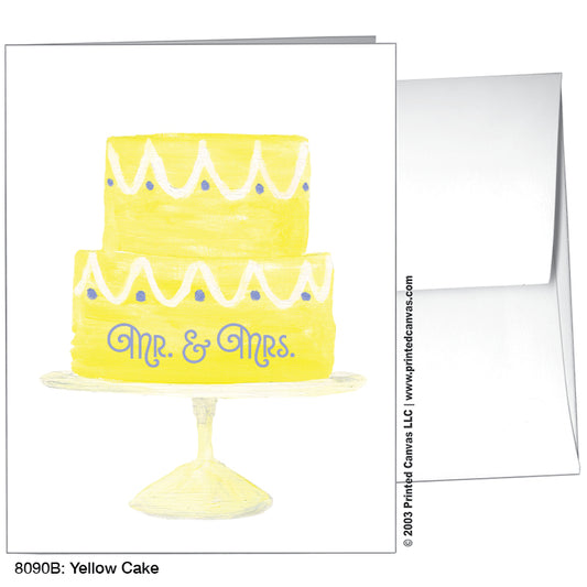Yellow Cake, Greeting Card (#8090B)