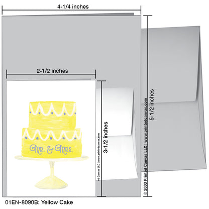 Yellow Cake, Greeting Card (#8090B)
