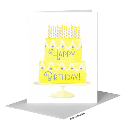 Yellow Cake, Greeting Card (#8090C)