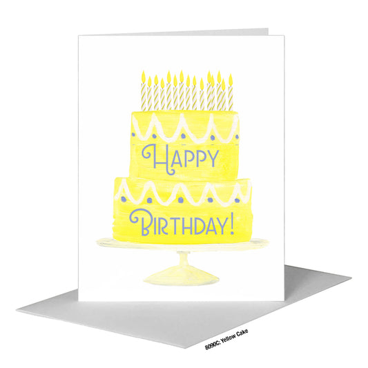 Yellow Cake, Greeting Card (#8090C)
