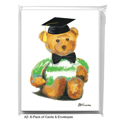 Teddy - Green, Greeting Card (8691R)