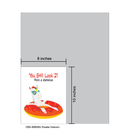 Floater Unicorn, Card Board (8095BA), 8x10 Poster Board, www.printedcanvas.com