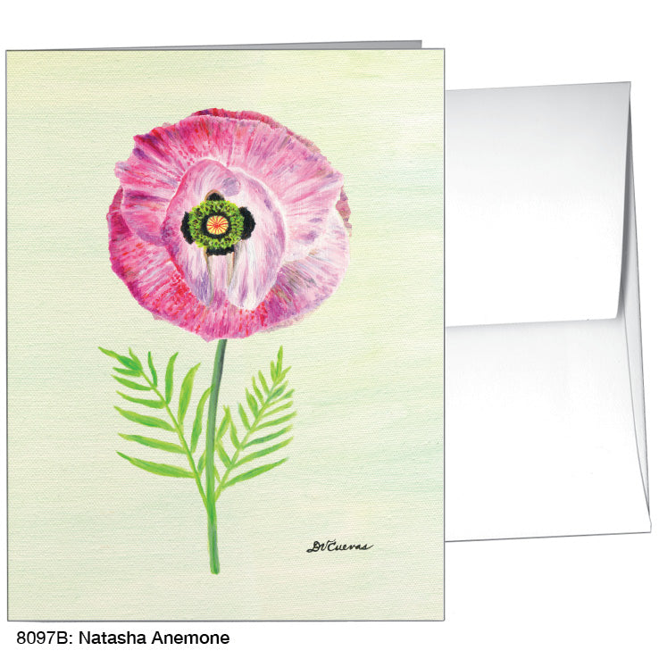 Natasha Anemone, Greeting Card (8097B), A2 Card, www.printedcanvas.com