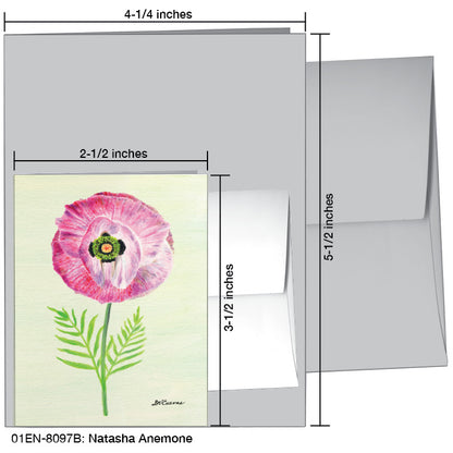 Natasha Anemone, Greeting Card (8097B), Enclosure, www.printedcanvas.com