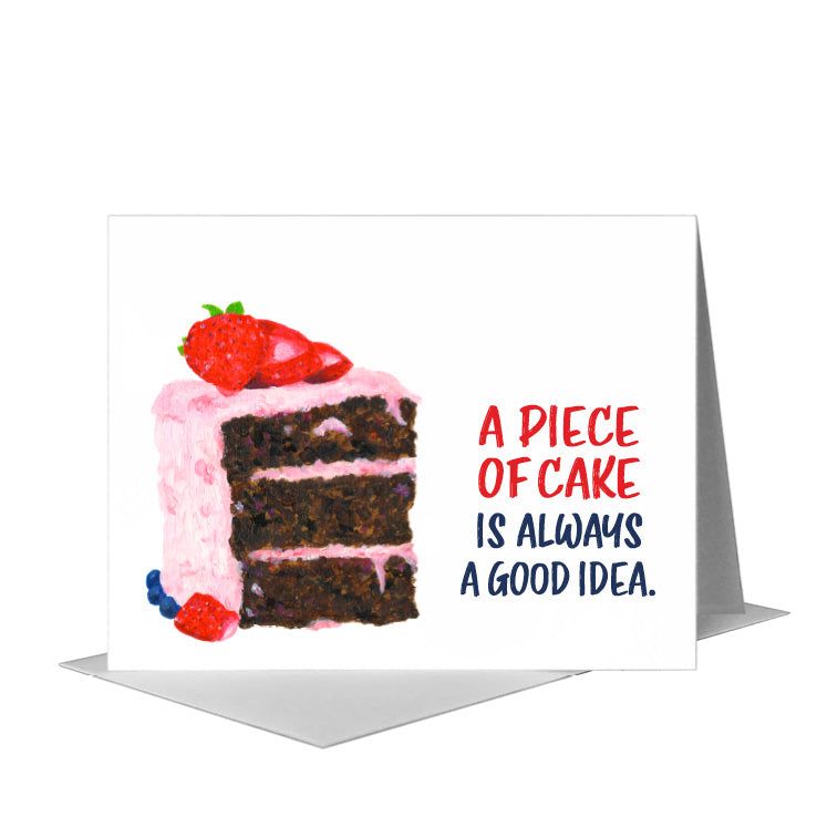 Scrumptious, Greeting Card (#8101B) A2 Card Front, www.printedcanvas.com