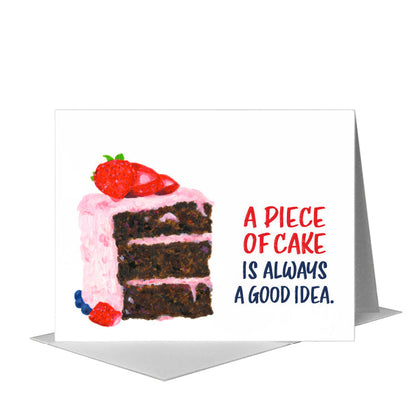 Scrumptious, Greeting Card (#8101B) A2 Card Front, www.printedcanvas.com
