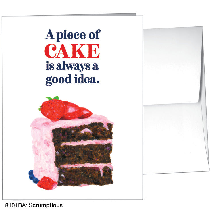 Scrumptious, Greeting Card (#8101BA)
