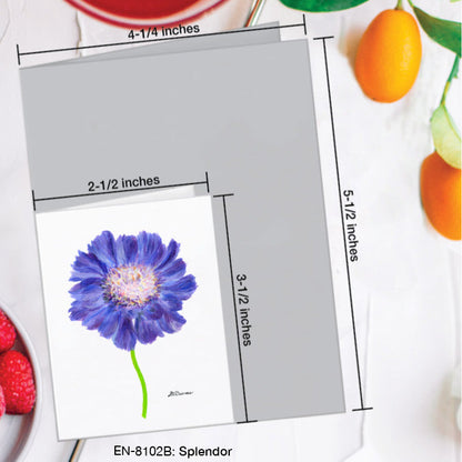 Splendor, Greeting Card (8102B), Enclosure Card, www.printedcanvas.com