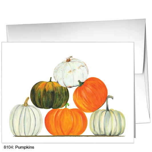 Pumpkins, Greeting Card (8104)
