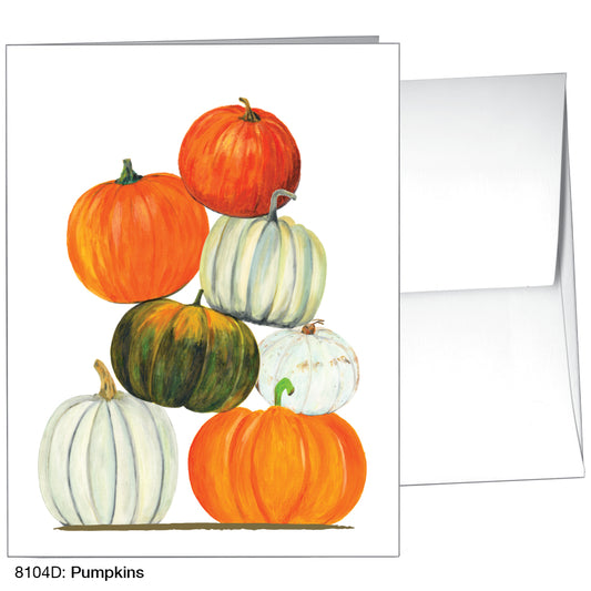 Pumpkins, Greeting Card (8104D)