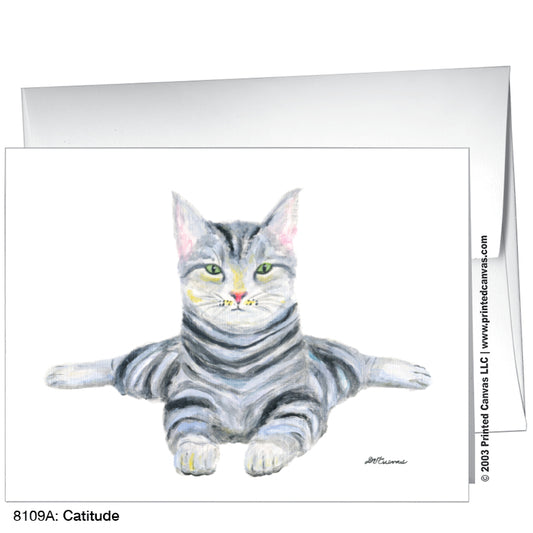 Cattitude, Greeting Card (#8109A)