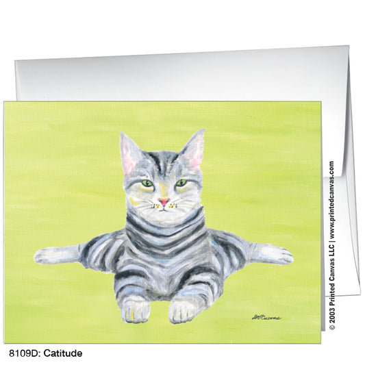 Catitude, Greeting Card (#8109D)