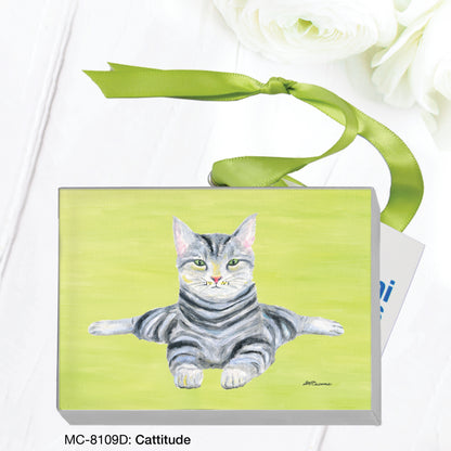 Cattitude, Mini Canvas (MC-8109D)