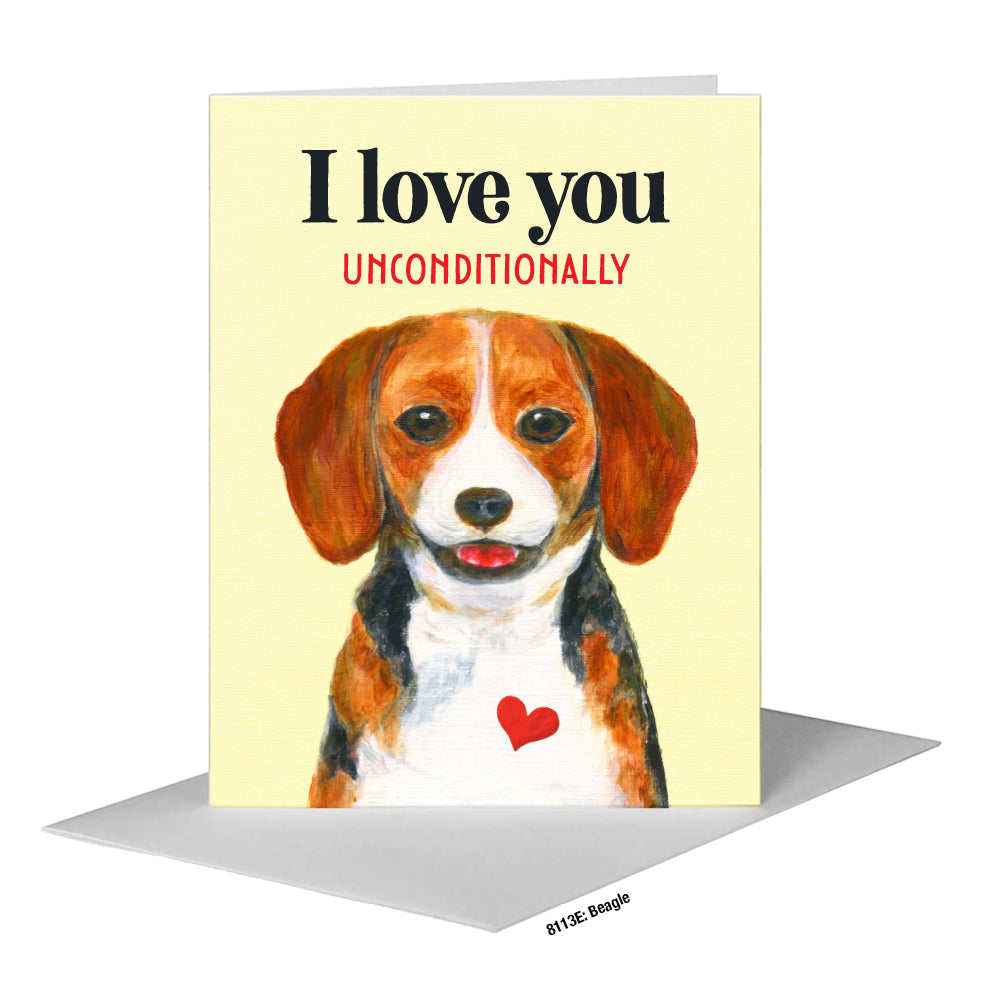 Beagle, Greeting Card (#8113E)