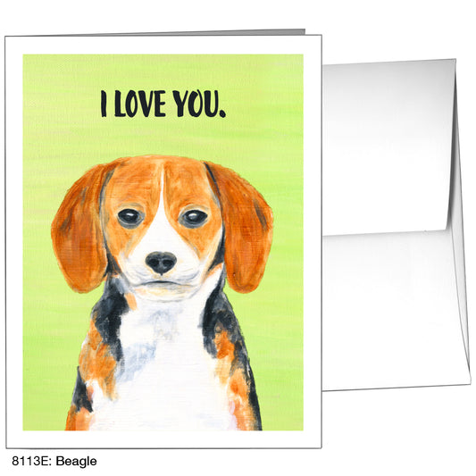 Beagle, Greeting Card (8113E)
