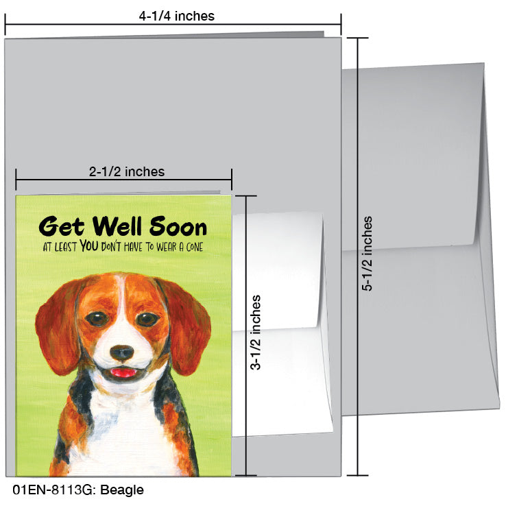 Beagle, Greeting Card (8113G)