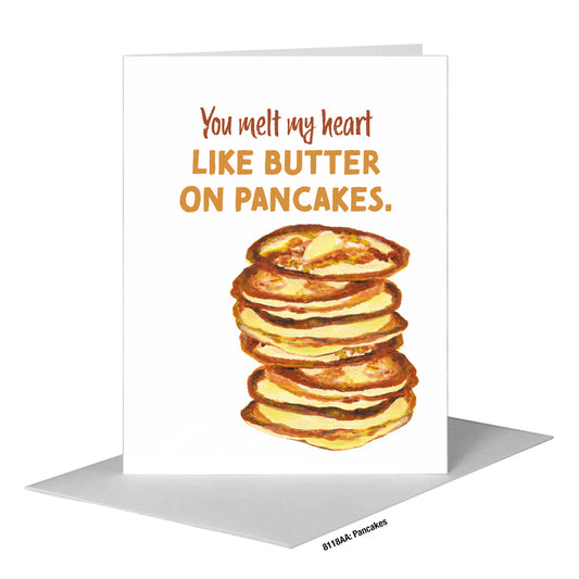 Pancakes, Greeting Card (#8118AA)