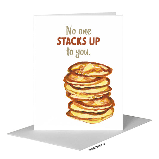 Pancakes, Greeting Card (#8118B)
