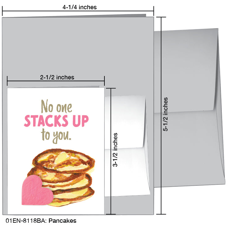 Pancakes, Greeting Card (#8118BA)