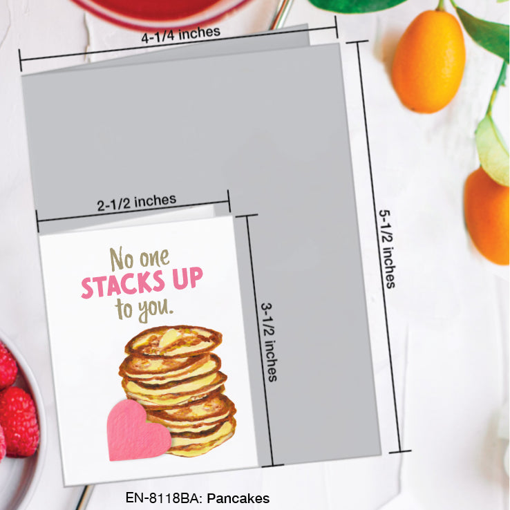 Pancakes, Greeting Card (#8118BA)
