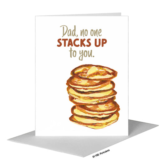 Pancakes, Greeting Card (#8118D)