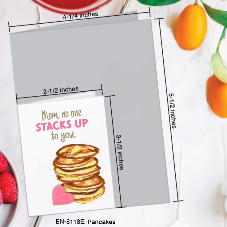 Pancakes, Greeting Card (#8118E)