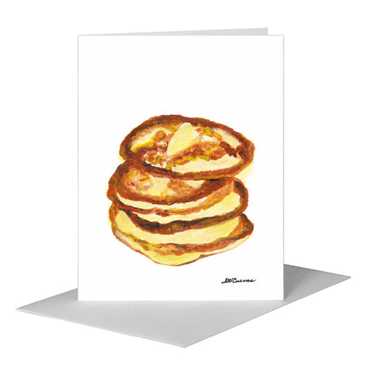 Pancakes, Greeting Card (#8118G) A2 Card Front, www.printedcanvas.com