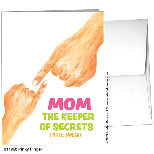 Pinky Finger, Greeting Card (#8119B)