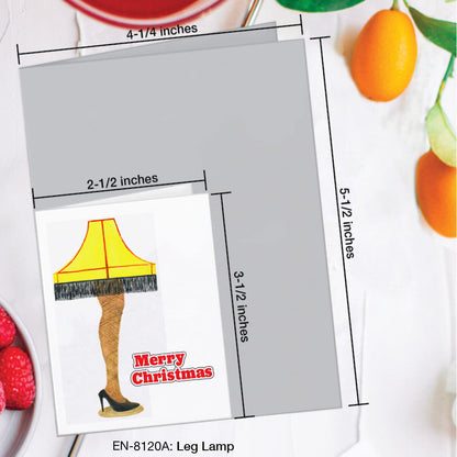 Leg Lamp, Greeting Card (8120A), Enclosure Card, www.printedcanvas.com
