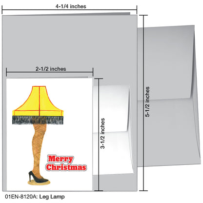 Leg Lamp, Greeting Card (8120A)