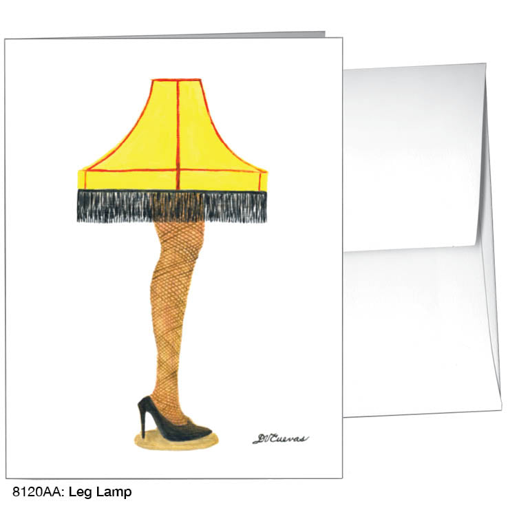 Leg Lamp, Greeting Card (#8120AA), A2 Card, www.printedcanvas.com