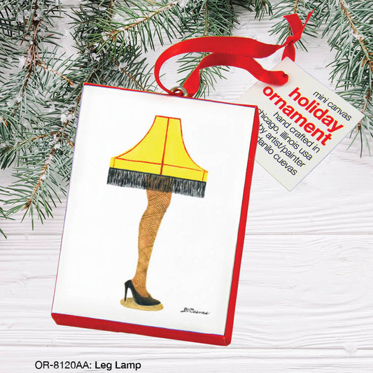 Leg Lamp, Ornament (OR-8120AA), Front, www.printedcanvas.com