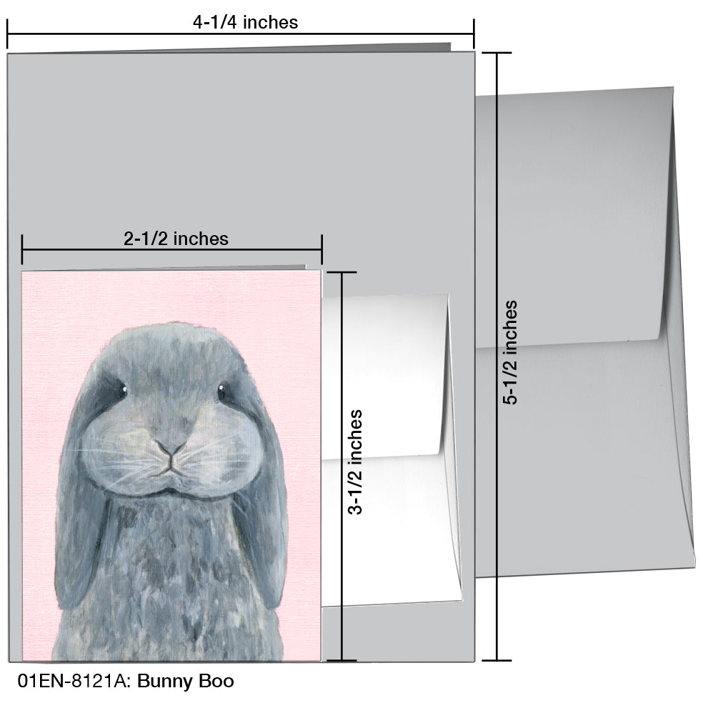 Bunny Boo, Greeting Card (8121A)