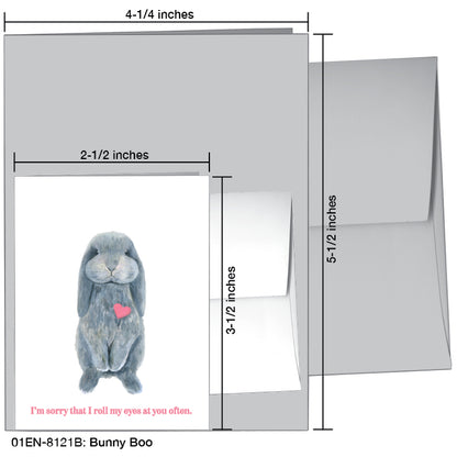 Bunny Boo, Greeting Card (#8121B)