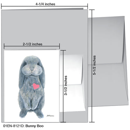 Bunny Boo, Greeting Card (#8121D)