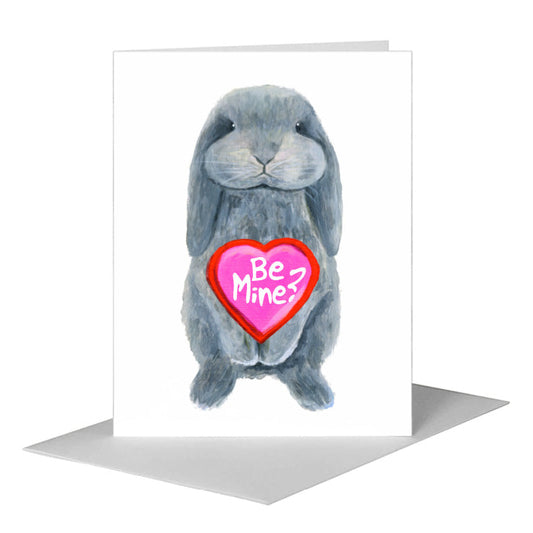 Bunny Boo, Greeting Card (#8121M) A2 Card Front, www.printedcanvas.com