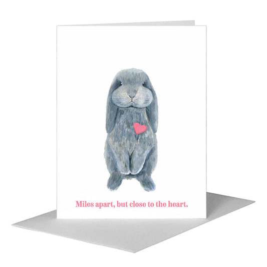 Bunny Boo, Greeting Card (#8121P) A2 Card Front, www.printedcanvas.com