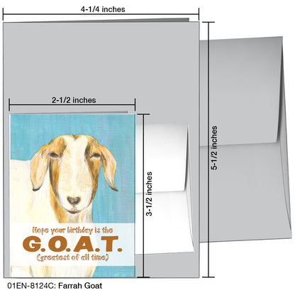 Farrah Goat, Greeting Card (8124C)