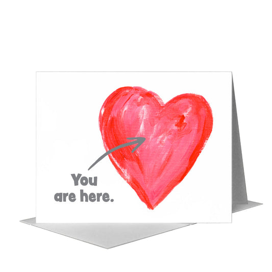Heart Elated, Greeting Card (#8126E) A2 Card Front, www.printedcanvas.com
