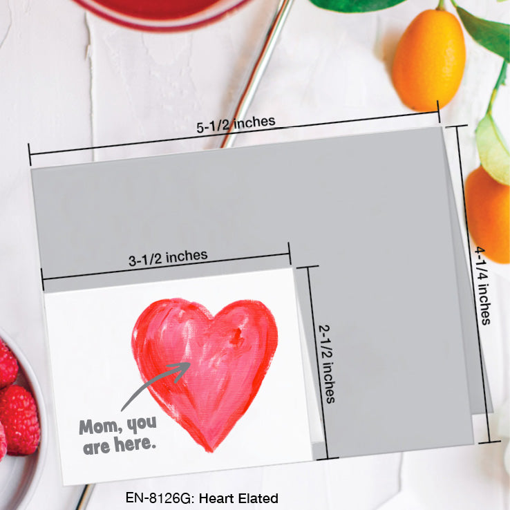 Heart Elated, Greeting Card (8126G), Enclosure, www.printedcanvas.com