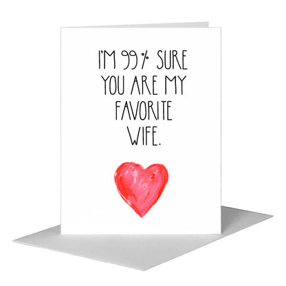 Heart Elated, Greeting Card (#8126K) A2 Card Front, www.printedcanvas.com
