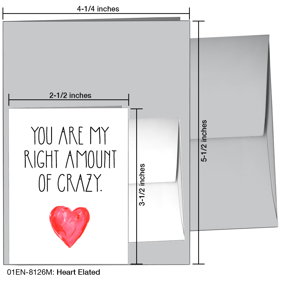 Heart Elated, Greeting Card (8126M)