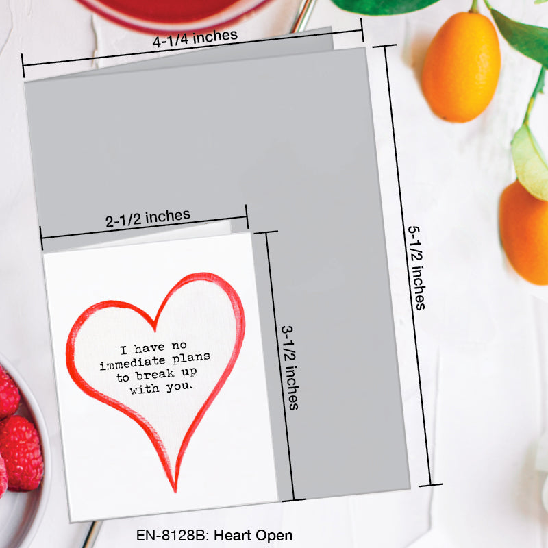 Heart Open, Greeting Card (8128B), Enclosure, www.printedcanvas.com