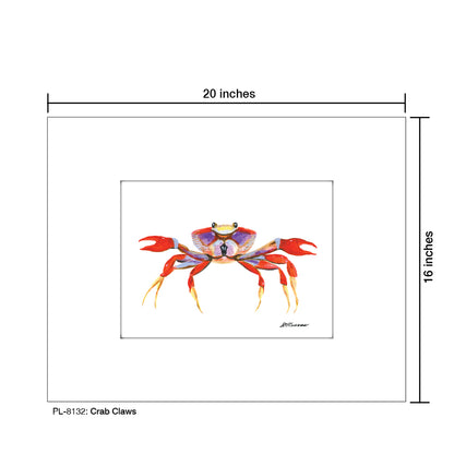 Crab Claws, Print (#8132)