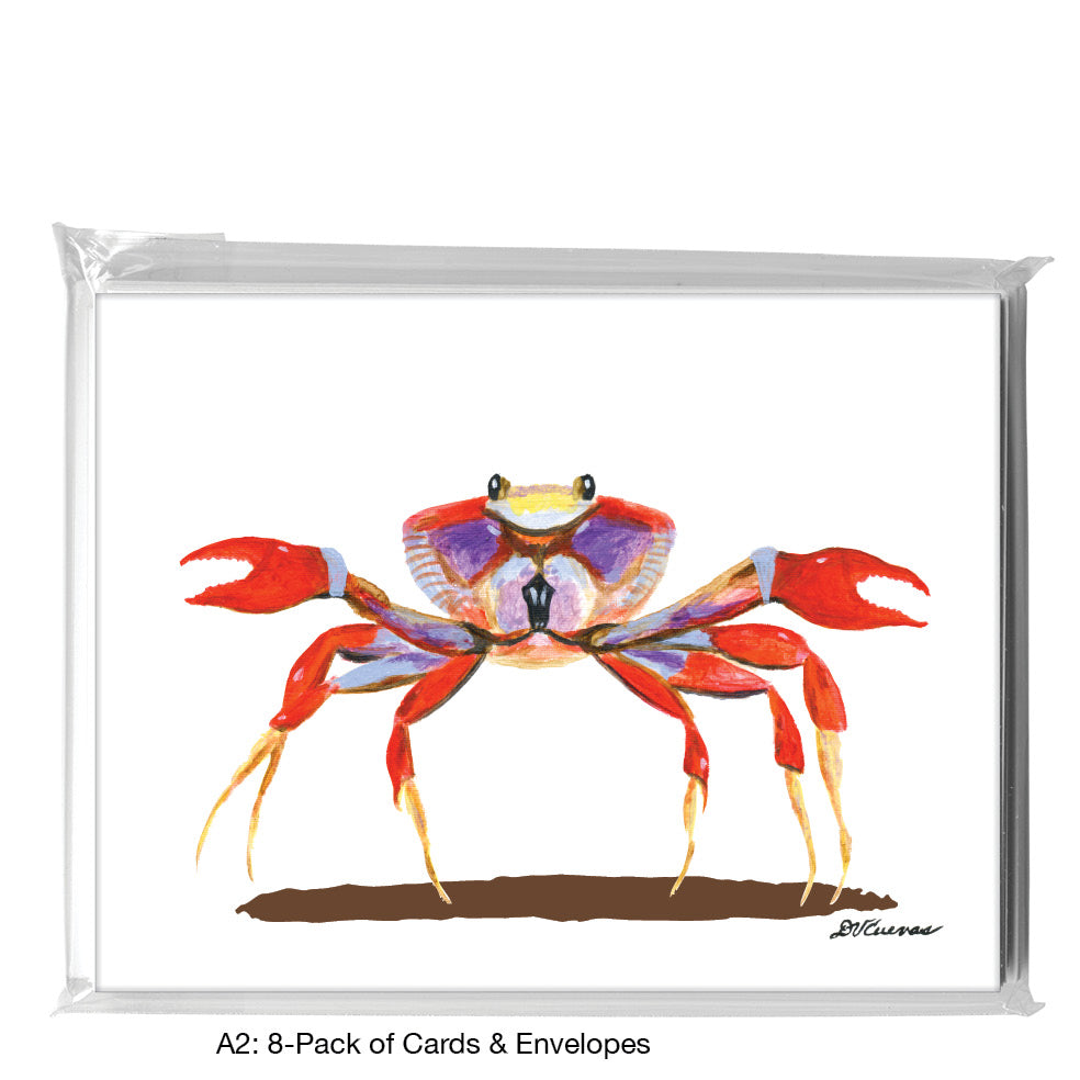 Crab Claws, Greeting Card (8132A), 8-Pack, www.printedcanvas.com